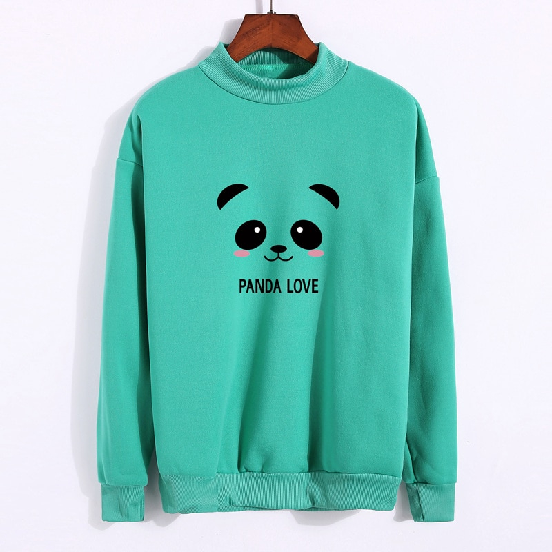 Women's Kawaii Panda Printed Sweatshirt