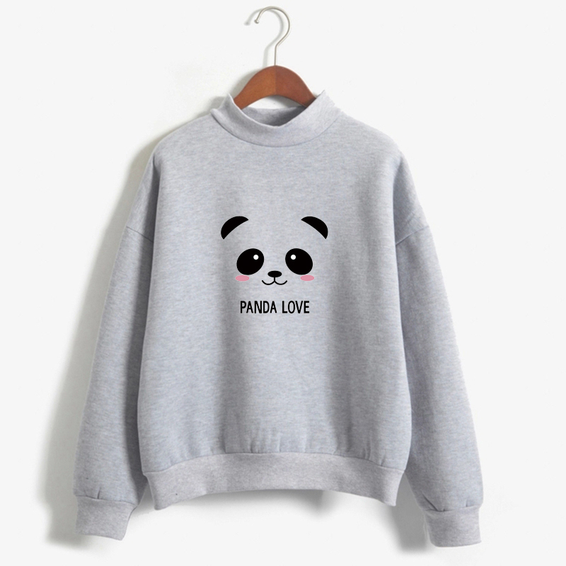 Women's Kawaii Panda Printed Sweatshirt