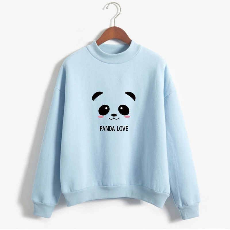 Women's Kawaii Panda Printed Sweatshirt