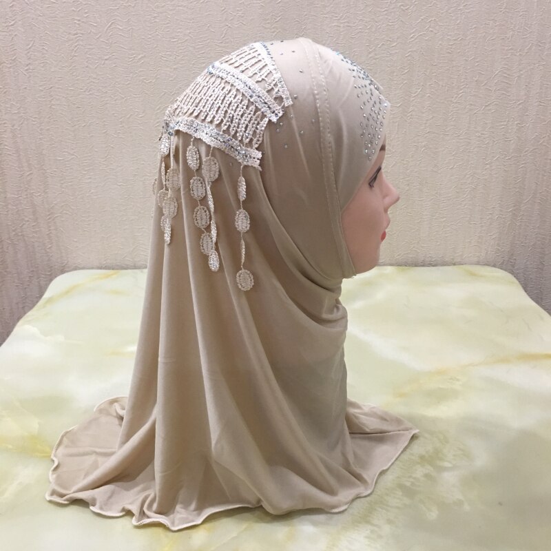 Girl's Crystal Lace Hijab